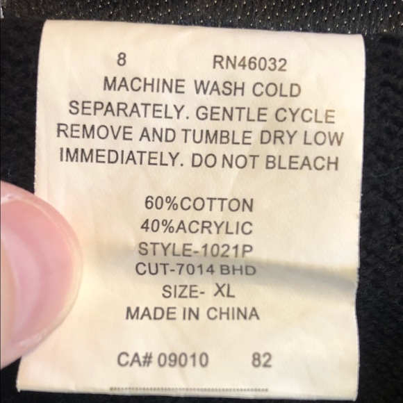 Vintage N touch size XL petite zip up sweater jacket Pockets on front - Picture 4 of 8